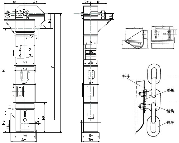 TH環鏈斗式提升機
