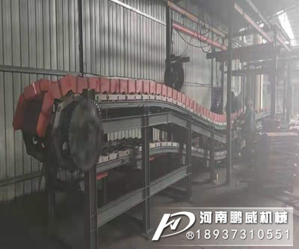 鏈板式輸送機高溫鑄件生產視頻視頻