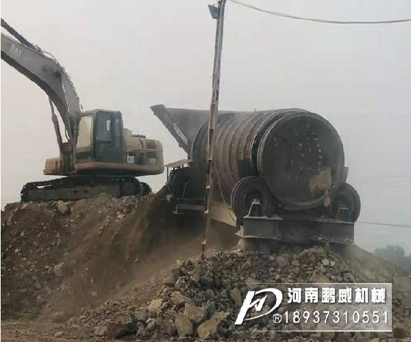 怎么樣避免編制網(wǎng)滾筒篩在有大塊顆粒不對篩網(wǎng)有損壞？