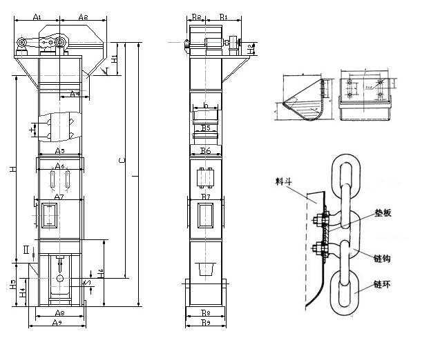 石英砂斗式提升機(jī)