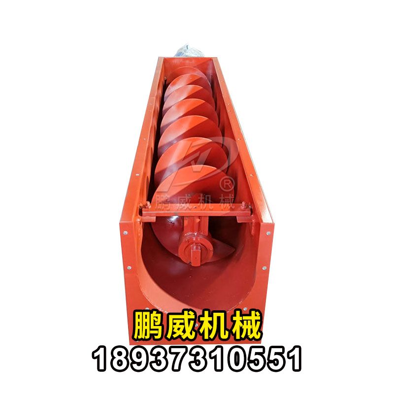 螺旋輸送機的螺旋葉片有左旋與右旋兩種旋向