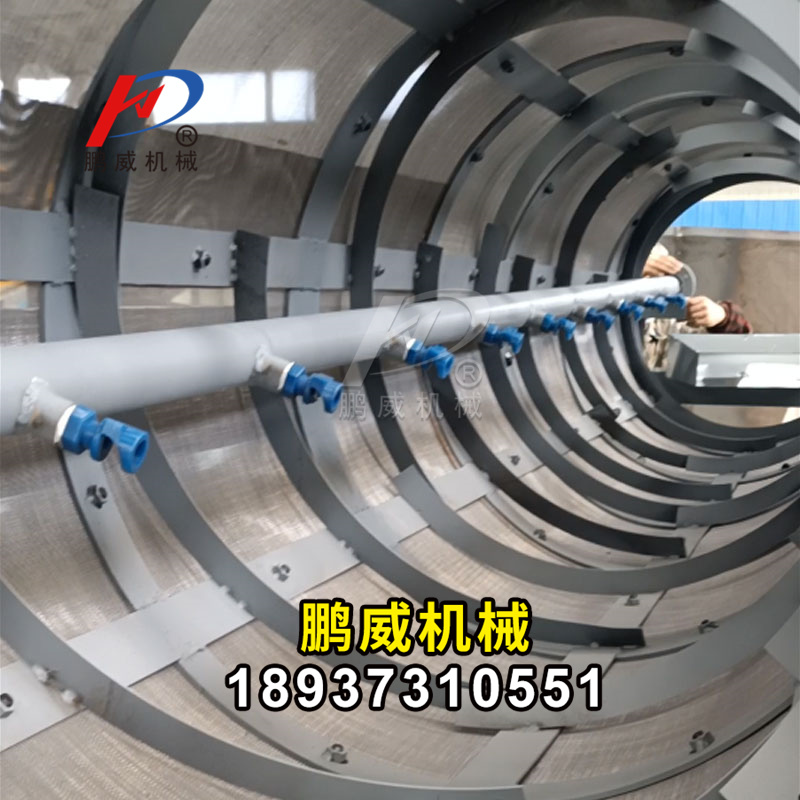 雙層無軸滾筒篩