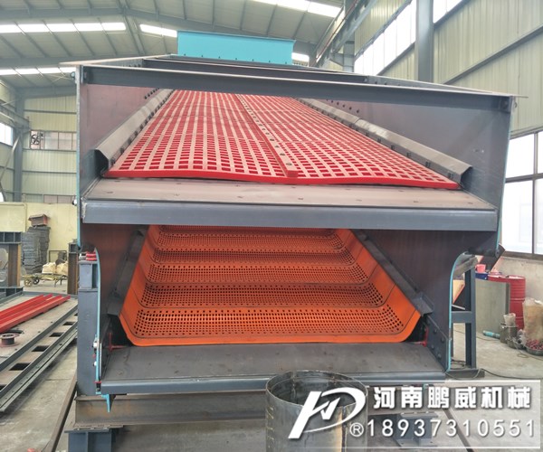 碎石圓振動篩想要解決篩網堵塞使用馳張篩聚氨酯漲緊篩網